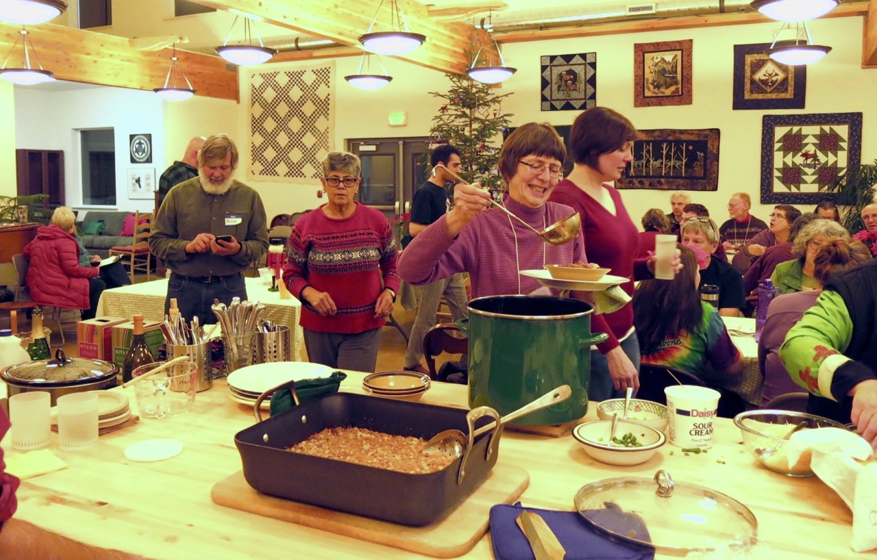 Coho RRC, XMas buffet, tree